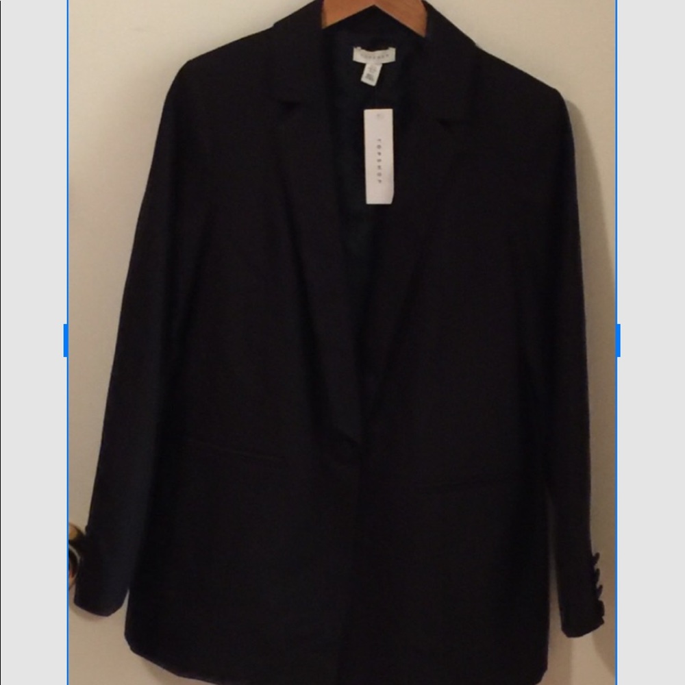 TOPSHOP Perfect for every day!Single Breasted Classic Black Blazer!